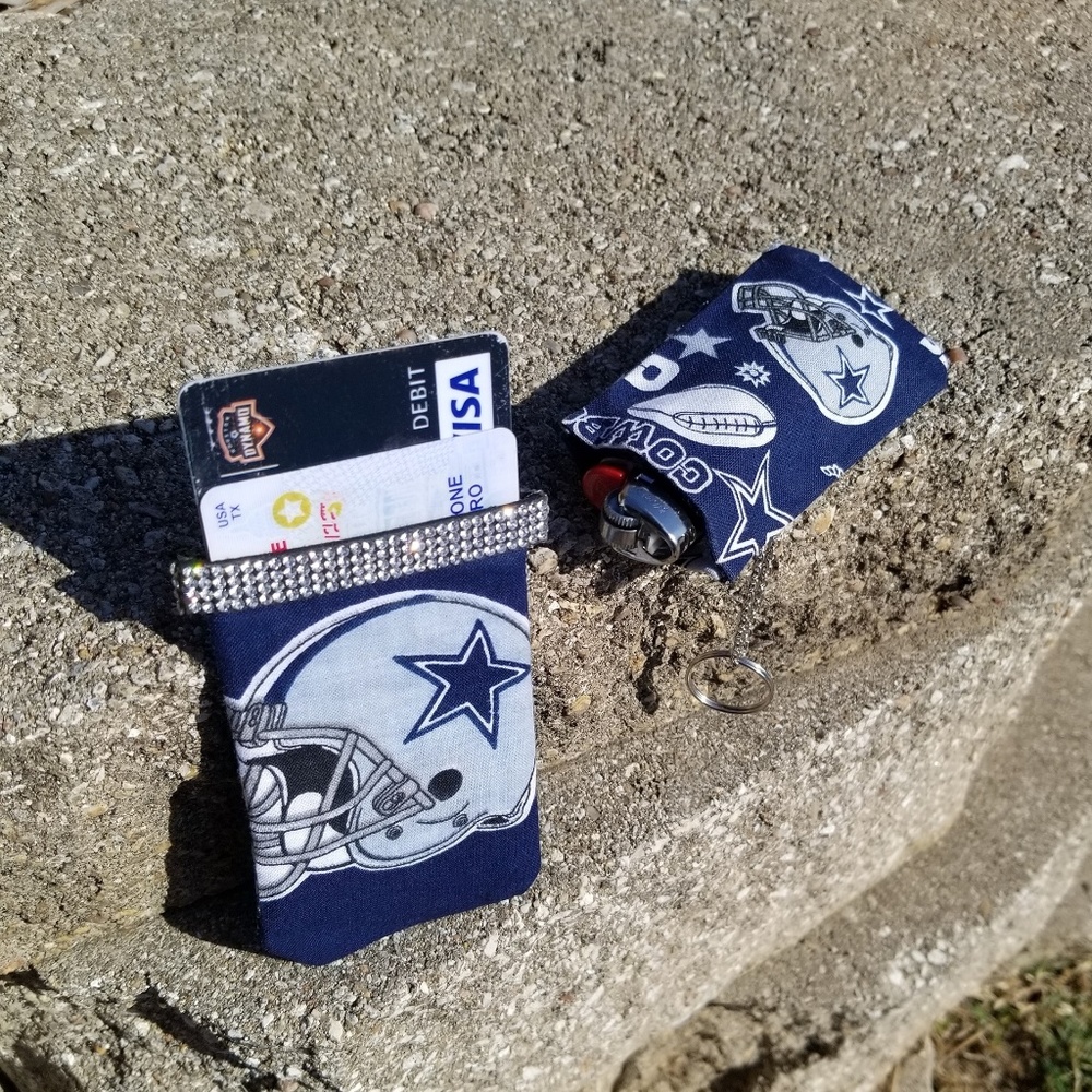 Dallas Cowboys Light & Ccard/DL Pouch Keychain